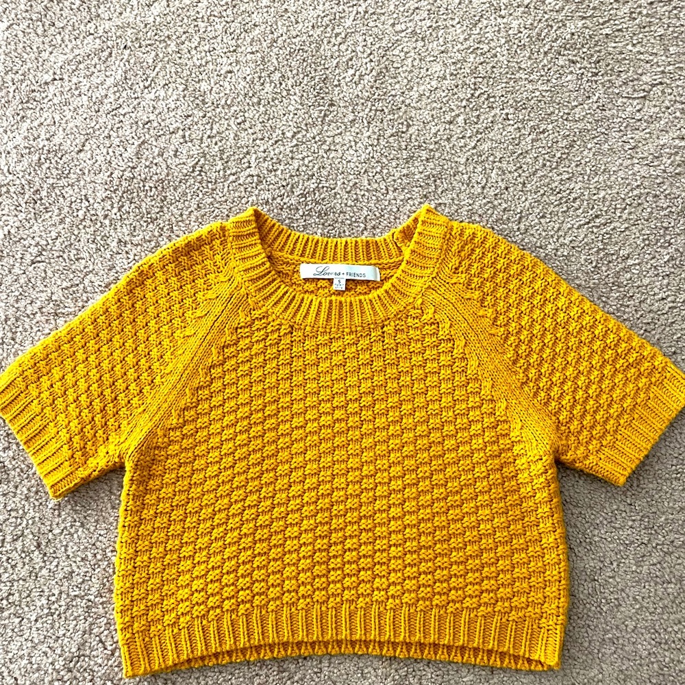 Lovers + Friends Cropped Sweater